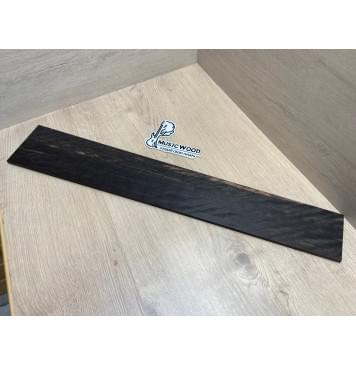 Эбен Чёрный Волнистый заготовка накладки для бас-гитары Радиал АА Волна ААА 8х116-89х690 мм-0