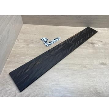 Эбен Чёрный Волнистый заготовка накладки для бас-гитары Радиал АА Волна ААА 8х116-89х690 мм-1
