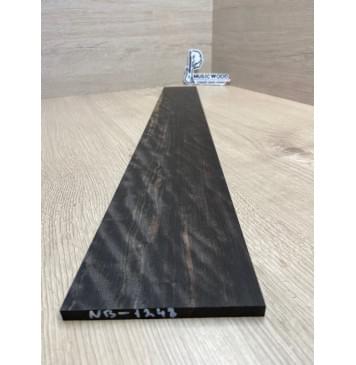 Эбен Чёрный Волнистый заготовка накладки для бас-гитары Радиал АА Волна ААА 8х116-89х690 мм-2