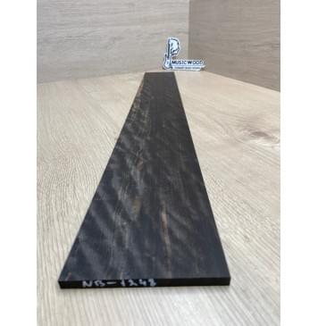 Эбен Чёрный Волнистый заготовка накладки для бас-гитары Радиал АА Волна ААА 8х116-89х690 мм-3