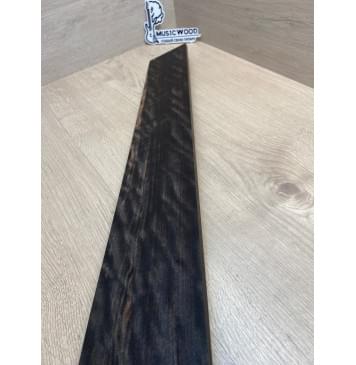 Эбен Чёрный Волнистый заготовка накладки для бас-гитары Радиал АА Волна ААА 8х116-89х690 мм-4