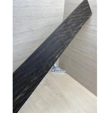 Эбен Чёрный Волнистый заготовка накладки для бас-гитары Радиал АА Волна ААА 8х116-89х690 мм-7