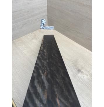 Эбен Чёрный Волнистый заготовка накладки для бас-гитары Радиал АА Волна ААА 8х116-89х690 мм-5