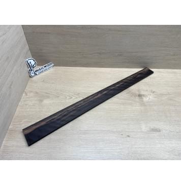 Эбен Чёрный Волнистый заготовка накладки для бас-гитары Радиал АА Волна ААА 9х67-49х690 мм-0