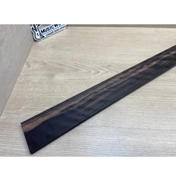 Эбен Чёрный Волнистый заготовка накладки для бас-гитары Радиал АА Волна ААА 9х67-49х690 мм-3