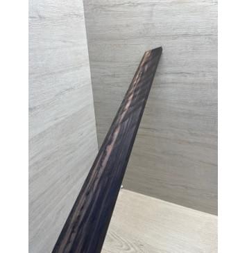 Эбен Чёрный Волнистый заготовка накладки для бас-гитары Радиал АА Волна ААА 9х67-49х690 мм-7