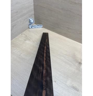 Эбен Чёрный Волнистый заготовка накладки для бас-гитары Радиал АА Волна ААА 9х67-49х690 мм-5