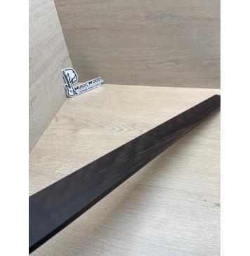 Эбен Чёрный Волнистый заготовка накладки для бас-гитары Смешанный ААА Волна АА 9х67-47х687 мм-2