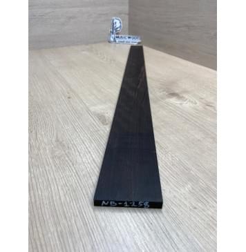 Эбен Чёрный Волнистый заготовка накладки для бас-гитары Смешанный ААА Волна АА 9х67-47х687 мм-3