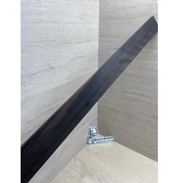Эбен Чёрный Волнистый заготовка накладки для бас-гитары Смешанный ААА Волна АА 9х67-47х687 мм-0