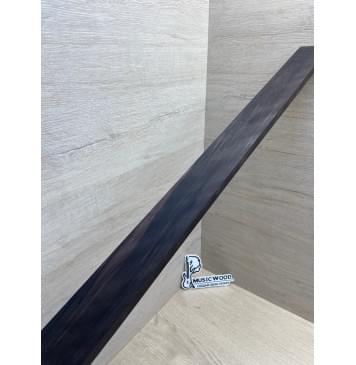 Эбен Чёрный Волнистый заготовка накладки для бас-гитары Смешанный ААА Волна АА 9х67-47х687 мм-6