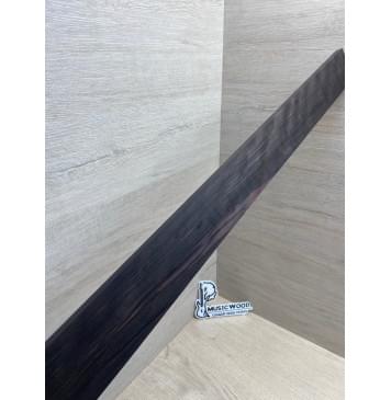 Эбен Чёрный Волнистый заготовка накладки для бас-гитары Смешанный ААА Волна АА 9х67-47х687 мм-7