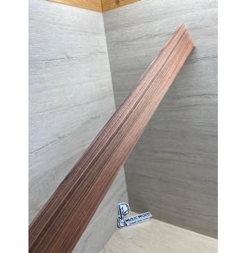 Палисандр Бразильский Сантос заготовка накладки для бас-гитары Радиал ААААА 8х77-62х740 мм-0