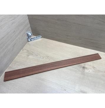 Палисандр Бразильский Сантос заготовка накладки для бас-гитары Радиал ААА 8х65-52х739 мм-0