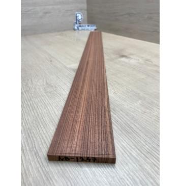 Палисандр Бразильский Сантос заготовка накладки для бас-гитары Радиал ААААА 9х70-61х739 мм-2