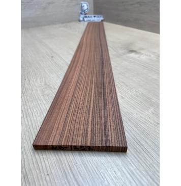 Палисандр Бразильский Сантос заготовка накладки для бас-гитары Радиал ААА 8х98-77х740 мм-1