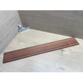 Палисандр Бразильский Сантос заготовка накладки для бас-гитары Радиал ААА 8х99х740 мм