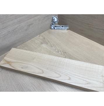 Клён Белый Явор, Волнистый заготовка грифа для электрогитары Смешанный А Волна А 27х120х805 мм (Уценка-сучки)-2