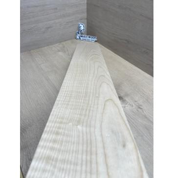 Клён Белый Явор, Волнистый заготовка грифа для электрогитары Смешанный А Волна А 27х120х805 мм (Уценка-сучки)-6