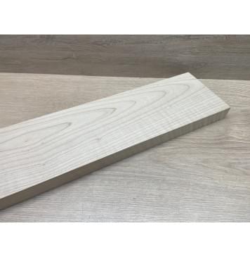 Клён Белый Явор, Волнистый заготовка грифа для электрогитары Смешанный А Волна А 27х120х805 мм (Уценка-сучки)-15