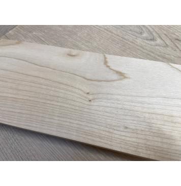 Клён Белый Явор, Волнистый заготовка грифа для электрогитары Смешанный А Волна А 27х120х805 мм (Уценка-сучки)-21