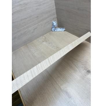 Клён Белый Явор, Волнистый заготовка грифа для электрогитары Смешанный А Волна А 27х120х805 мм (Уценка-сучки)-16