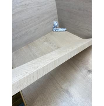 Клён Белый Явор, Волнистый заготовка грифа для электрогитары Смешанный А Волна А 27х120х805 мм (Уценка-сучки)-10