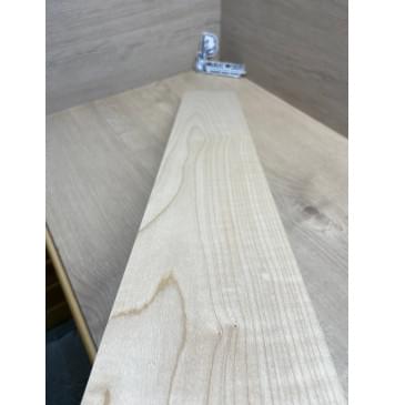 Клён Белый Явор, Волнистый заготовка грифа для электрогитары Смешанный А Волна А 27х120х805 мм (Уценка-сучки)-12