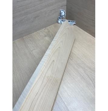 Клён Белый Явор, Волнистый заготовка грифа для электрогитары Смешанный А Волна А 27х120х805 мм (Уценка-сучки)-17