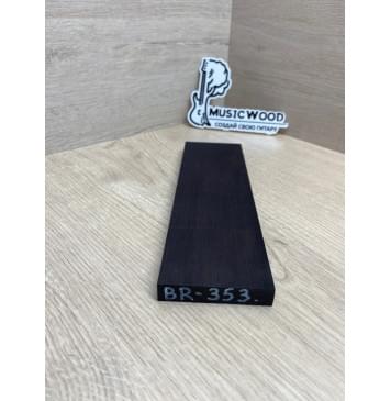 Граб Black заготовка для бриджа акустической гитары Смешанный ААААА 12.5х64х210 мм-3