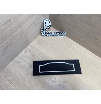 Граб Black заготовка для бриджа акустической гитары Смешанный ААААА 11х64х210 мм-4