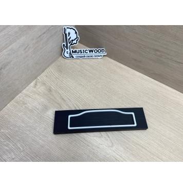 Граб Black заготовка для бриджа акустической гитары Смешанный ААААА 12.5х52х210 мм-2