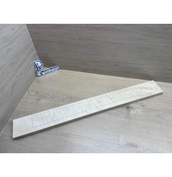 Клён Белый Явор, Волнистый заготовка грифа для электрогитары Радиал АА Волна ААА 21х82х725 мм (Уценка-два сучка на пятке грифа с одной стороны)-0