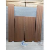 Сапели заготовка комплекта (Дека + Обечайки) акустической гитары Радиал А 3.6х227х560 мм (Дека 2шт) Радиал АА 3.6х125х797 мм (Обечайка 2шт)