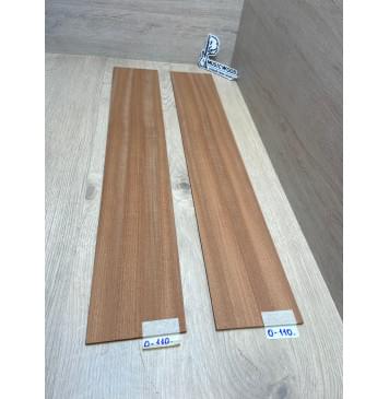 Сапели заготовка обечайки для акустической гитары Радиал ААА 3.4х125х750 мм - 2шт-2