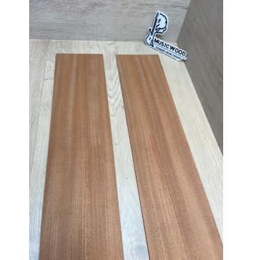 Сапели заготовка обечайки для акустической гитары Радиал ААА 3.4х125х750 мм - 2шт-4