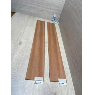 Сапели заготовка обечайки для акустической гитары Радиал ААА 3.4х103х750 мм - 2шт-1