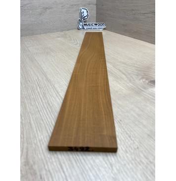 Клён Волнистый Печёный 180гр заготовка накладки для электрогитары Смешанный ААА Волна А 8.5х77-71х555 мм-2
