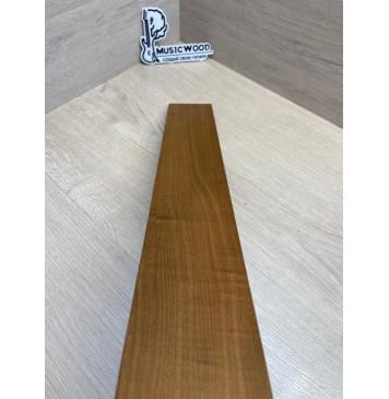 Клён Волнистый Печёный 180гр заготовка накладки для электрогитары Смешанный ААА Волна А 8.5х77-71х555 мм-4
