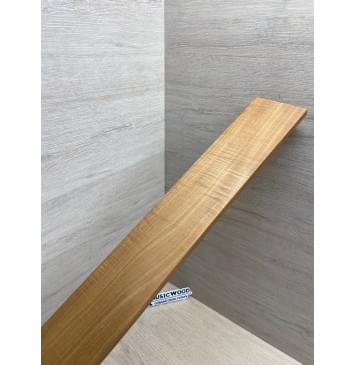 Клён Волнистый Печёный 180гр заготовка накладки для электрогитары Смешанный ААА Волна А 8.5х77-71х555 мм-11