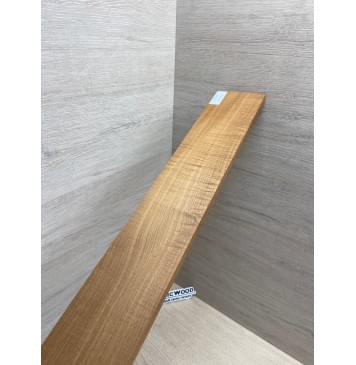 Клён Волнистый Печёный 180гр заготовка накладки для электрогитары Смешанный ААА Волна А 8.5х77-71х555 мм-9