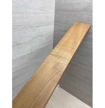 Клён Волнистый Печёный 180гр заготовка накладки для электрогитары Смешанный ААА Волна А 8.5х77-71х555 мм-10