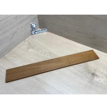 Клён Волнистый Печёный 180гр заготовка накладки для электрогитары Радиал А Волна АА 8.8х75х565 мм-0