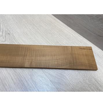 Клён Волнистый Печёный 180гр заготовка накладки для электрогитары Радиал А Волна АА 8.8х75х565 мм-1