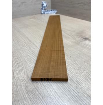 Клён Волнистый Печёный 180гр заготовка накладки для электрогитары Радиал А Волна АА 8.8х75х565 мм-3