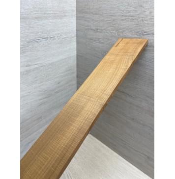 Клён Волнистый Печёный 180гр заготовка накладки для электрогитары Радиал А Волна АА 8.8х75х565 мм-10