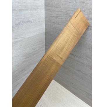 Клён Волнистый Печёный 180гр заготовка накладки для электрогитары Радиал А Волна АА 8.8х75х565 мм-16