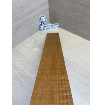 Клён Волнистый Печёный 180гр заготовка накладки для электрогитары Радиал А Волна АА 8.8х75х565 мм-5