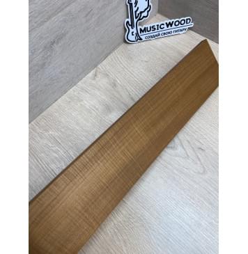Клён Волнистый Печёный 180гр заготовка накладки для электрогитары Радиал А Волна АА 8.8х75х565 мм-21