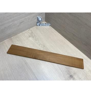 Клён Волнистый Печёный 180гр заготовка накладки для электрогитары Смешанный ААА Волна А 9х78-71х555 мм-0